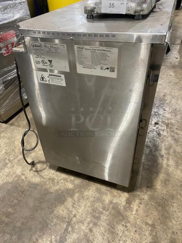 FWE Commercial Stainless Steel Electric Powered Countertop Hot Food Heated Holding/Warming Cabinet! With Built In Pan Slides! With Wired Racks! Model: HLC-SL1826-8-CHP SN: 165031501! 120V 1 Phase! On Casters! - Image 2 of 8