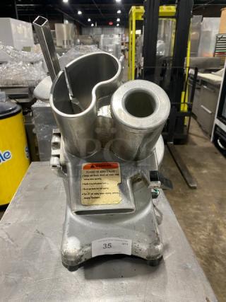 Transamerica Commercial Electric Powered Countertop Deluxe Food Processor Machine! Model: TBR-580 SN: 0900376! 115V 1 Phase! On Legs!