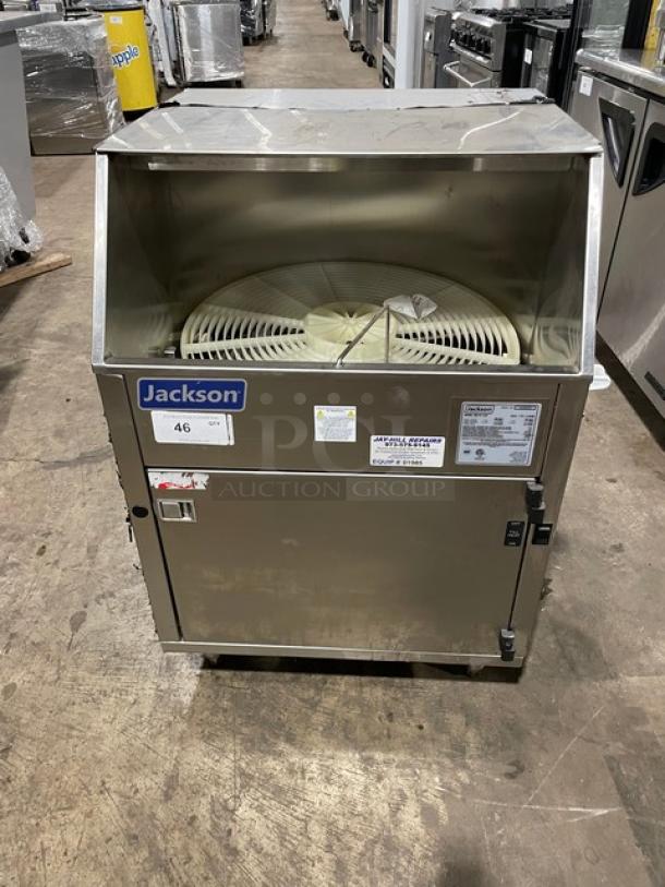 Jackson Commercial Stainless Steel Electric Powered Carousel Style Underbar Glass Washer Machine! Model: DELTA1200 SN: 18J366337! 208/230V 1 Phase! On Legs! - Image 1 of 8