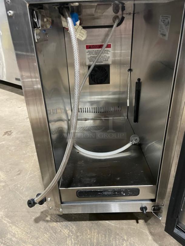 JoeTap! 2022 Late Model! By Automatic Bar Controls Commercial Stainless Steel Electric Powered Countertop Automatic Nitro Cold Brew Coffee Dispenser! With Single Tower Double Tap Dispenser! Model: JT-NITCOM-R SN: 11264522! 115V! - Image 5 of 8