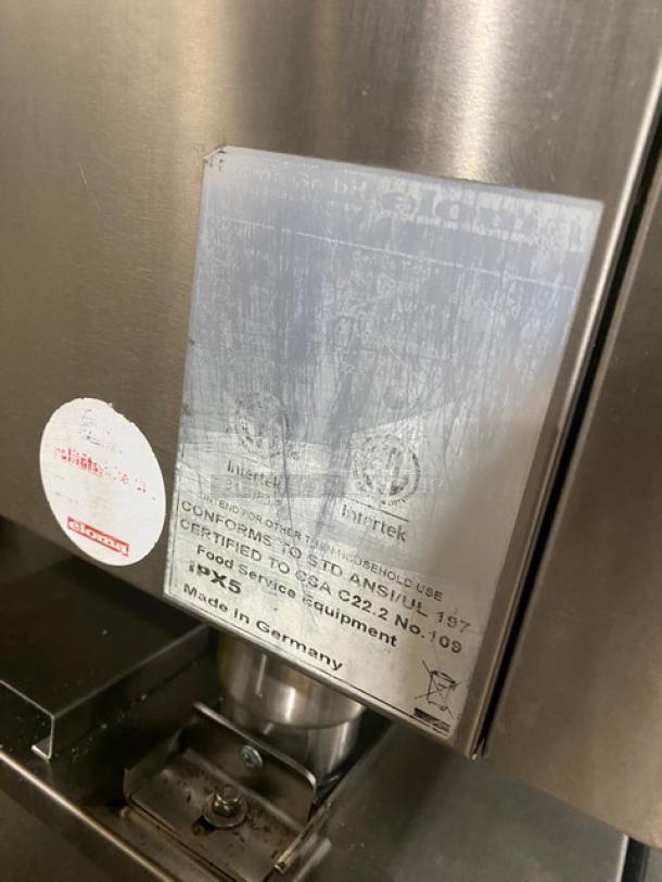 Eloma Genius Series Commercial Stainless Steel Electric Powered Double Stacked Combi Oven! With Digital Controls! With Built In Pan Slides & Wired Racks! On Legs! 2X Your Bid Make One Unit! - Image 9 of 10