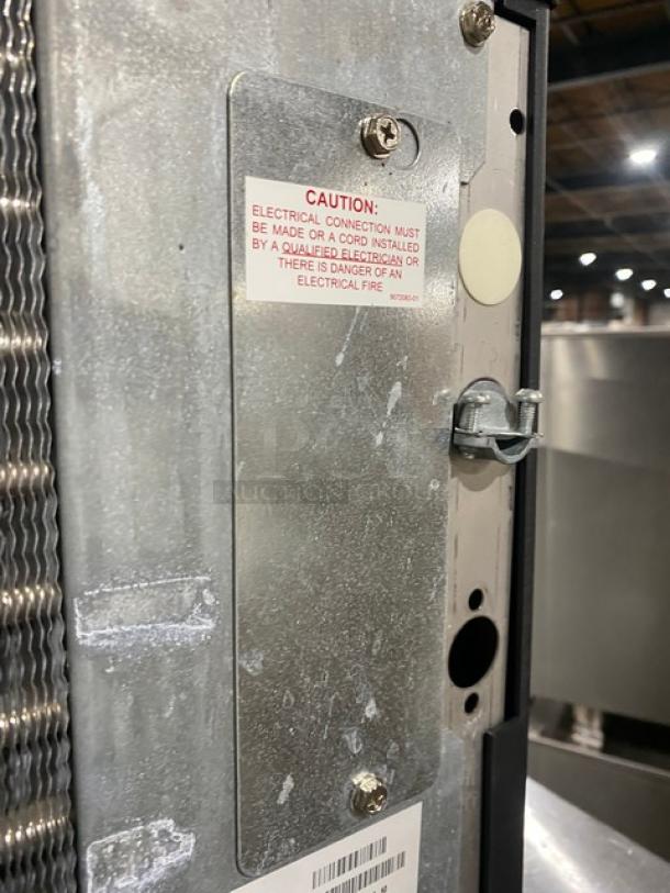 Ice-O-Matic Commercial Stainless Steel Electric Powered Air-Cooled Ice Making Machine Head! Energy Star Certified! Model: ICE0500FA5 SN: 12091280010419! 115V 1 Phase! With Heavy Duty Ice Storage Bin! With Lift-Up Style Access Door! On Legs! ALL ONE MONEY! - Image 7 of 7