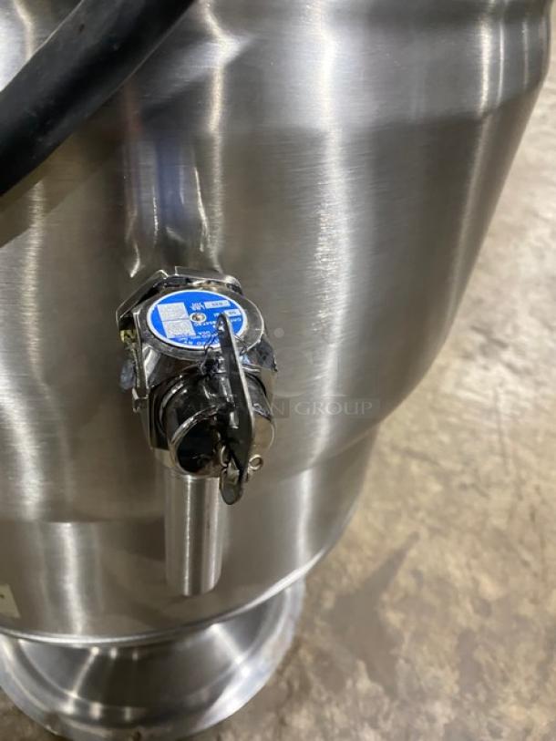 Blodgett Commercial Stainless Steel Electric Powered 2/3 Jacketed 20-Gal. Stationary Pedestal Kettle! With Swing Spout Faucet! Model: KPS-20E SN: 111606S4178-5948! 208V 3 Phase! On Pedestal-Style Base! - Image 10 of 11