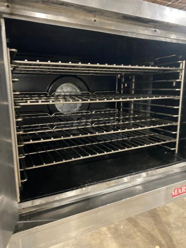 Blodgett Commercial Stainless Steel Electric Powered Single Stack Convection Oven! With Thermostatic Controls! With Wired Oven Racks! On Legs! - Image 5 of 7