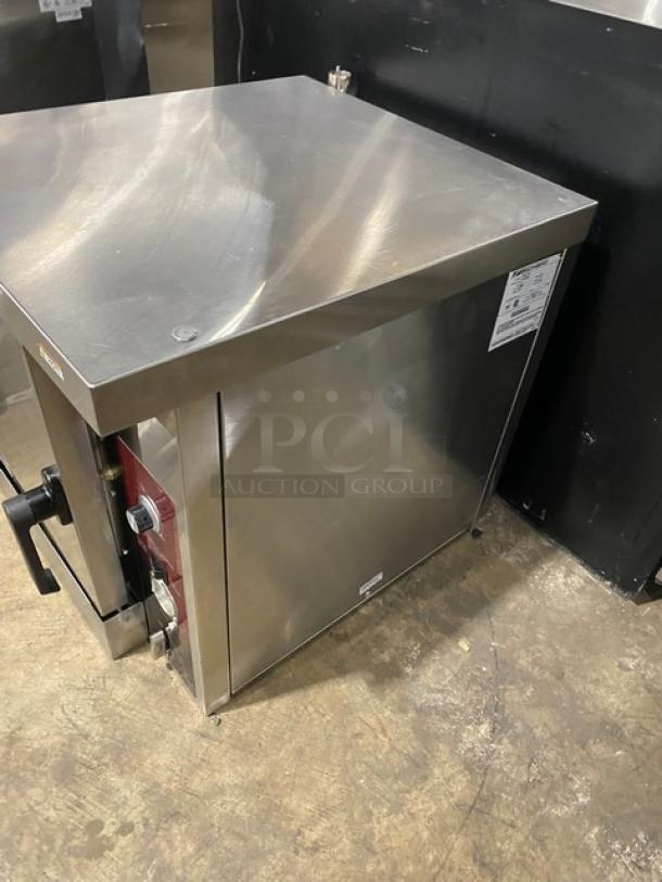 Southbend Strato Steam Series Commercial Stainless Steel Electric Powered 5-Pan Countertop Steamer! With Built In Pan Holding Rack! Model: STRE-5D SN: 11C22568! 208V 3 Phase! - Image 3 of 8