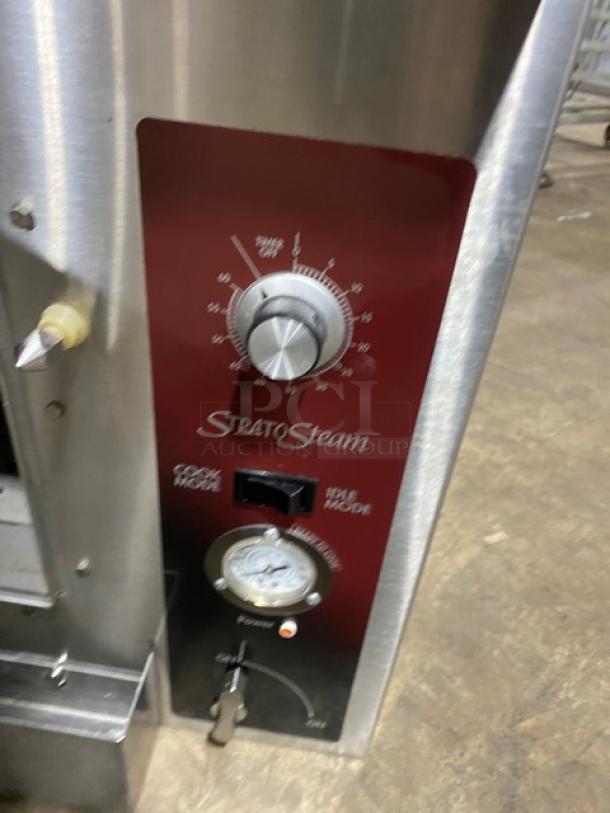 Southbend Strato Steam Series Commercial Stainless Steel Electric Powered 5-Pan Countertop Steamer! With Built In Pan Holding Rack! Model: STRE-5D SN: 11C22568! 208V 3 Phase! - Image 7 of 8
