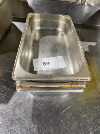 Lot Of Commercial Stainless Steel Hotel/Steamtable Pans! ALL ONE MONEY!