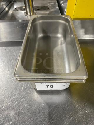 Lot Of Commercial Stainless Steel Hotel/Steamtable Pans! ALL ONE MONEY!