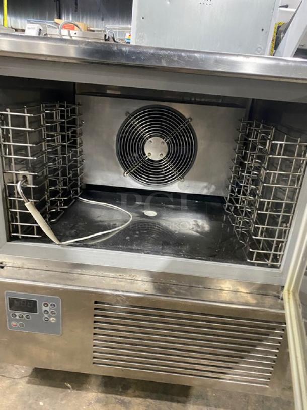 Piper Products Commercial Stainless Steel Electric Powered Undercounter Blast Chiller/Shock Freezer! With Digital Controls! With Built In Pan Holding Rack & Probe! Model: RCM051S SN: F20080211000020! 208V 1 Phase! - Image 5 of 10