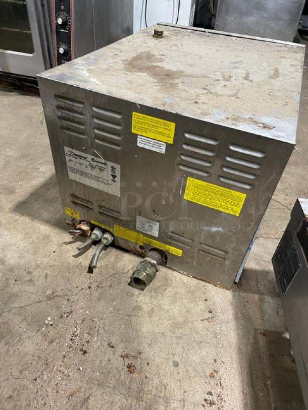 Cleveland Range SteamCraft Series Commercial Stainless Steel Eleltric Powered Countertop Ultra 3-Pan Convection Steamer! With Built In Pan Holding Rack! Model: 21CET8 SN: 171223058759! 208V 3 Phase! - Image 4 of 8