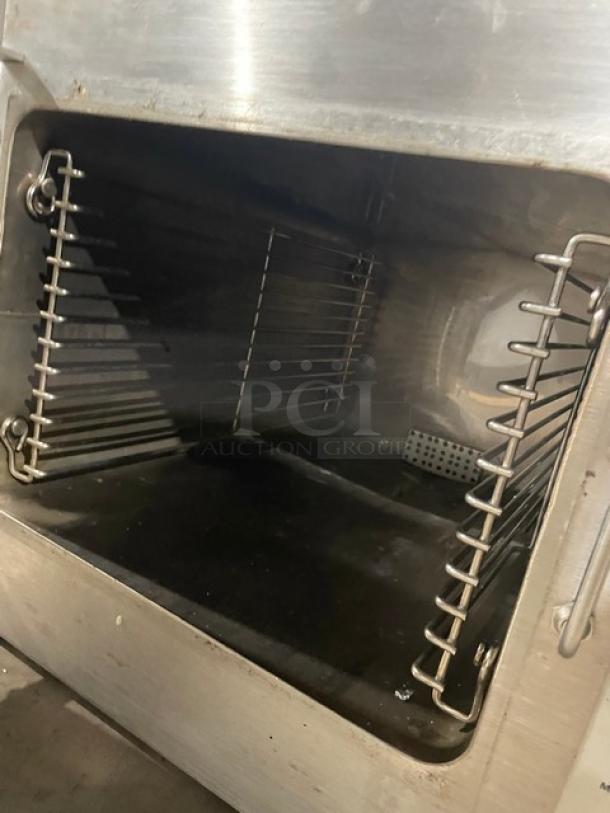 Cleveland Range SteamCraft Series Commercial Stainless Steel Eleltric Powered Countertop Ultra 3-Pan Convection Steamer! With Built In Pan Holding Rack! Model: 21CET8 SN: 171223058759! 208V 3 Phase! - Image 6 of 8