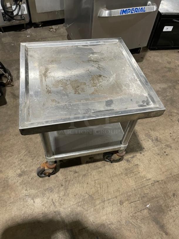 Commercial Stainless Steel 24" Worktop/Equipment Cart! With Single Undershelf! On Casters! - Image 2 of 5