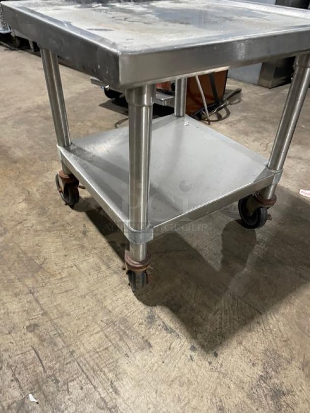 Commercial Stainless Steel 24" Worktop/Equipment Cart! With Single Undershelf! On Casters! - Image 5 of 5