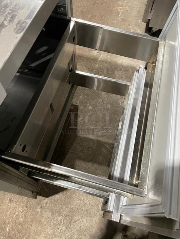 Randell Commercial Stainless Steel 2 Drawer Self Contained Undercounter Worktop Freezer! Model: 9404F-290 SN: W1225903-1! 115V 1 Phase! On Casters! - Image 5 of 7