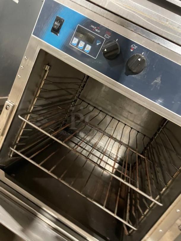 Alto-Shaam! 2017 Late Model! Halo Heat Series Commercial Stainless Steel Electric Powered Double Stacked Heated Holding/Proofing Cabinet! With Wired Oven Racks! With Individual Controls! Model: 750-S SN: 2135480-000/2132667-000! 208-240V 1 Phase! 2X Your Bid Makes One Unit! - Image 6 of 10