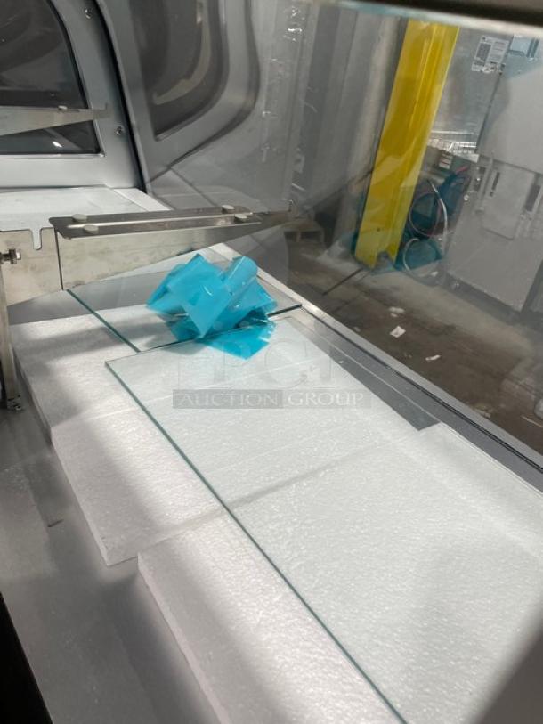 RPI Industries Commercial Black Powder Coated Multi-Level Refrigerated Open Grab-N-Go Bakery Merchandiser Display Case! With Upper Non-Refrigerated Dry Display Show Case! With Glass Shelves! With Rear Access Sliding Glass Doors! Model: SCCB48R-CD SN: 03196932! 115V! - Image 6 of 9