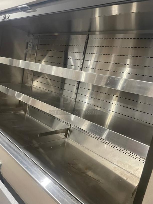 RPI Industries Olympus Air Screen Series Commercial Multi-Tier Refrigerated Open Grab-N-Go Merchandiser Display Case! With Stainless Steel Interior & Adjustable Shelves! With Foldable Tray Slide! With Pull-Down Night Curtain! Model: SCAS72R SN: 11074017! 115/208-230V 1 Phase! On Casters! - Image 5 of 9