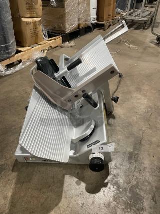 Bizerba Commercial Electric Powered Heavy Duty Countertop Deli Meat Slicer! Model: SE12! Working When Removed! - Item #1177523