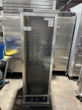 Cres-Cor Commercial Stainless Steel Electric Powered Heated Holding/Proofing Cabinet! With Clear Door! With Built In Pan Slides! Model: 121PH1816C SN: JAB-K5754C-2812! 120V1 Phase! On Casters!