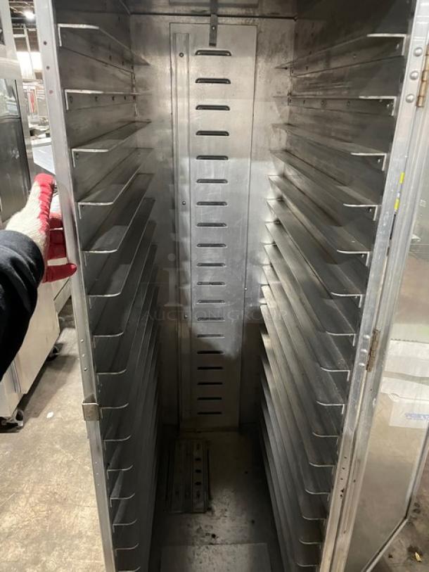 Cres-Cor Commercial Stainless Steel Electric Powered Heated Holding/Proofing Cabinet! With Clear Door! With Built In Pan Slides! Model: 121PH1816C SN: JAB-K5754C-2812! 120V1 Phase! On Casters! - Image 5 of 10