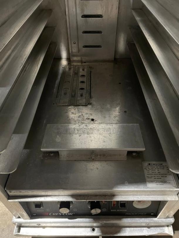Cres-Cor Commercial Stainless Steel Electric Powered Heated Holding/Proofing Cabinet! With Clear Door! With Built In Pan Slides! Model: 121PH1816C SN: JAB-K5754C-2812! 120V1 Phase! On Casters! - Image 6 of 10
