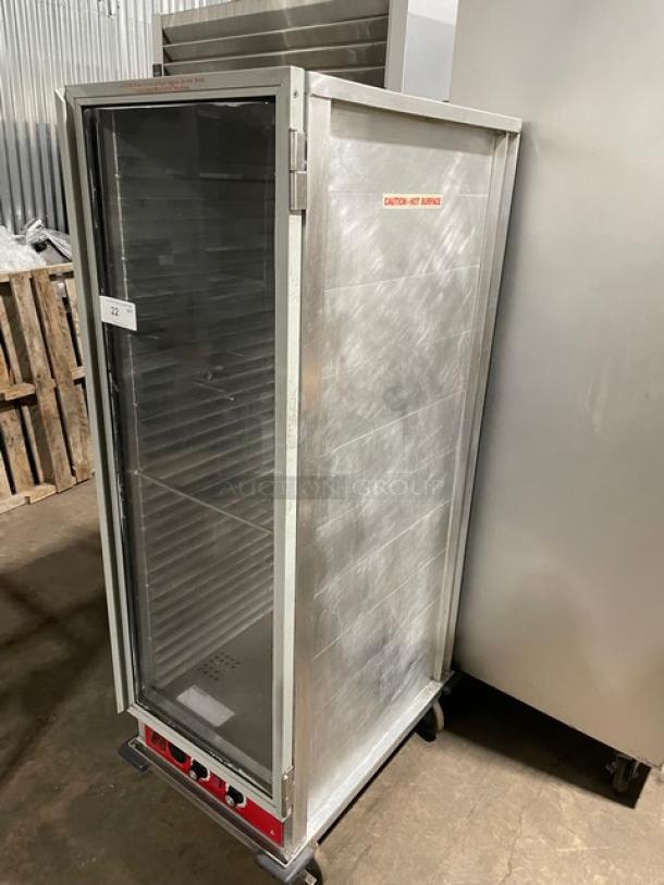 Avantco Commercial Stainless Steel Electric Powered Full Size Insulated Heated Holding/Proofing Cabinet! With Clear Door! With Built In Pan Slides! Model: 177HPU1836 SN: 201805-01753! 120V! On Casters! - Image 2 of 10