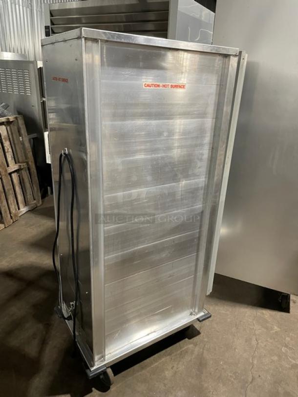 Avantco Commercial Stainless Steel Electric Powered Full Size Insulated Heated Holding/Proofing Cabinet! With Clear Door! With Built In Pan Slides! Model: 177HPU1836 SN: 201805-01753! 120V! On Casters! - Image 5 of 10