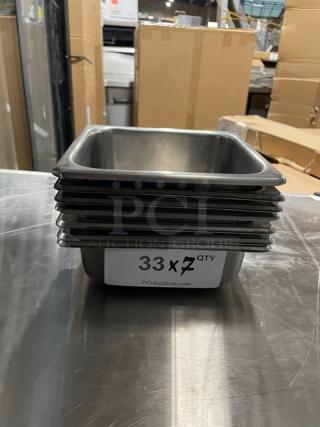 Commercial Stainless Steel Hotel/Steamtable Pans! 7X Your Bid!