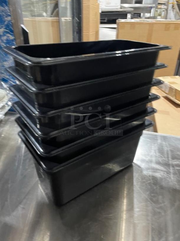 Cambro Commercial Black Polycarbonate Cold Food Pans! 6X Your Bid! - Image 3 of 8