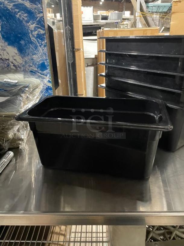 Cambro Commercial Black Polycarbonate Cold Food Pans! 6X Your Bid! - Image 5 of 8