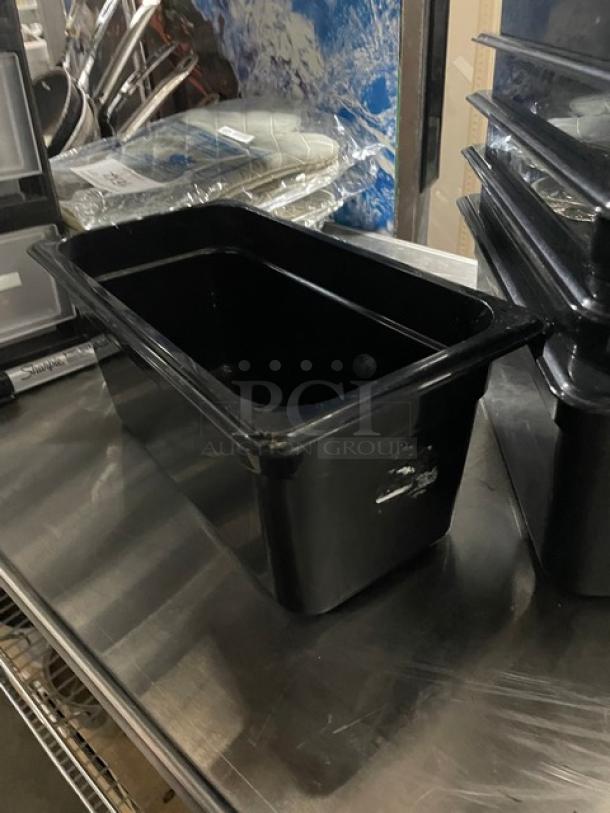 Cambro Commercial Black Polycarbonate Cold Food Pans! 6X Your Bid! - Image 6 of 8