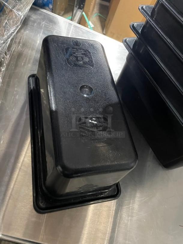 Cambro Commercial Black Polycarbonate Cold Food Pans! 6X Your Bid! - Image 8 of 8