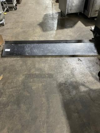 Commercial Heavy Guage Stainless Steel 78" Wall-Mount Utility Shelf!