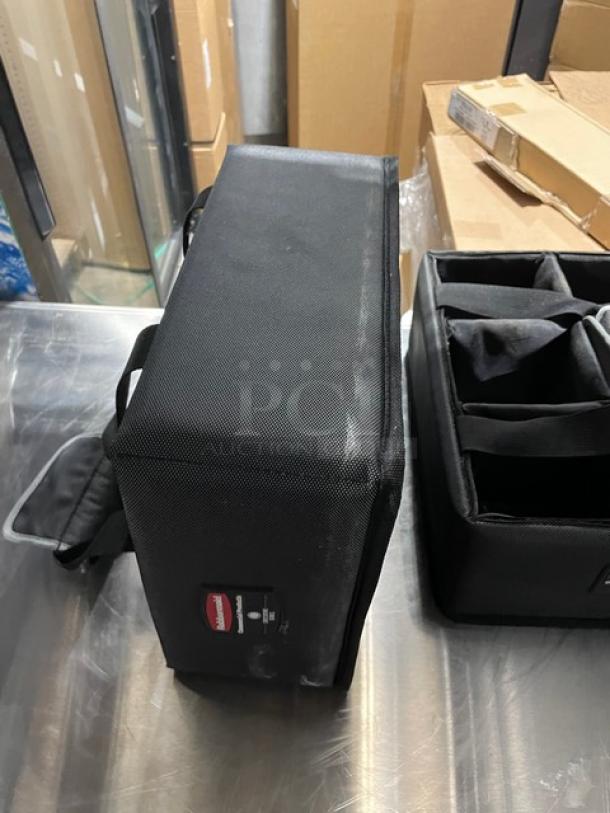 Rubbermaid Executive Series Commercial Charcoal Gray Teflon Coated 6-Compartment Tote Style Multi-Use Caddys! With Adjustable/Removable Dividers! Model: 1902468! 2X Your Bid! - Image 8 of 9