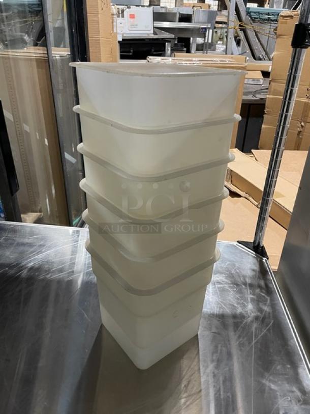 Commercial White Polycarbonate Food Storage Containers! 6X Your Bid! - Image 3 of 7