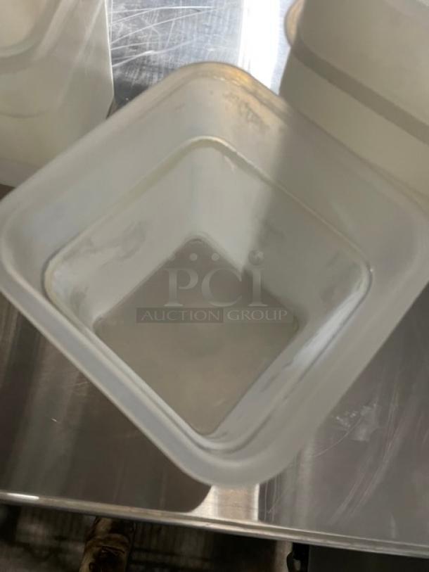 Commercial White Polycarbonate Food Storage Containers! 6X Your Bid! - Image 7 of 7