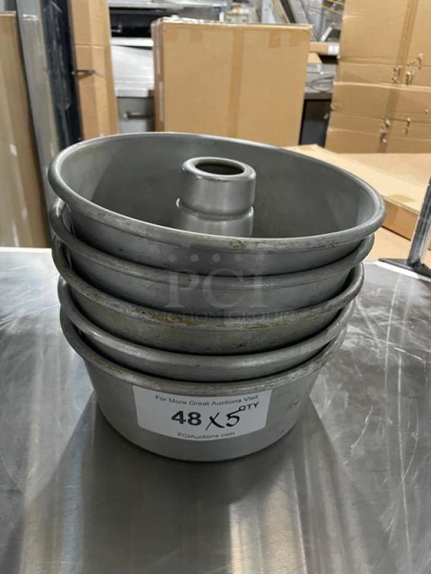 Commercial Round Tube/Bundt Cake Ring-Mold Baking Pans! 5X Your Bid! - Image 1 of 6