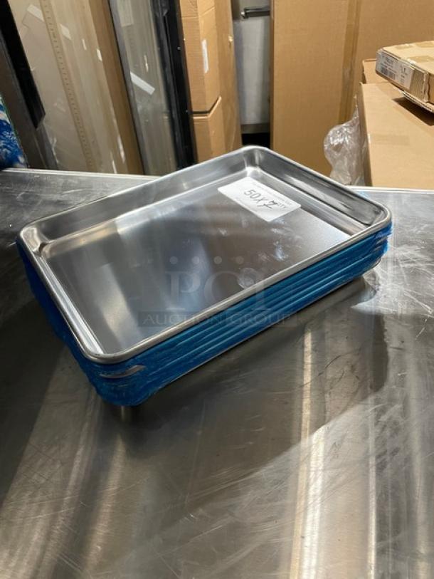 NEW! Baker's Mark Commercial Aluminum Quater Size Bun/Sheet Pans! Model: 407BUNQRTR! 7X Your Bid! - Image 3 of 3