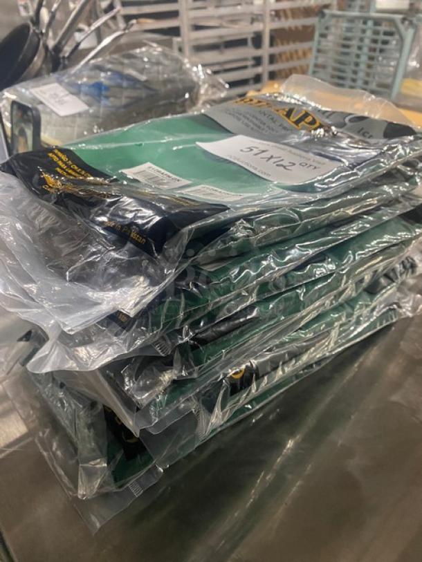 NEW! Crew Ware Commercial Green Multi-Purpose Machine Washable Professional Bib Style Aprons! With Adjustable Neck Strap! Model: 612BAFH-GN! 12X Your Bid! - Image 2 of 5