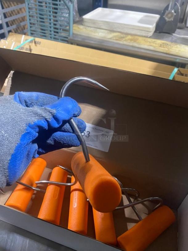NEW! Bar-Bros Commercial Boning Hooks! With Orange Grip Handle!  ALL ONE MONEY! - Image 3 of 6