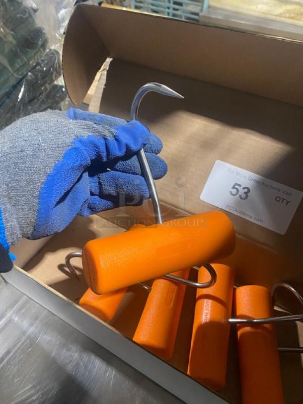 NEW! Bar-Bros Commercial Boning Hooks! With Orange Grip Handle!  ALL ONE MONEY! - Image 4 of 6