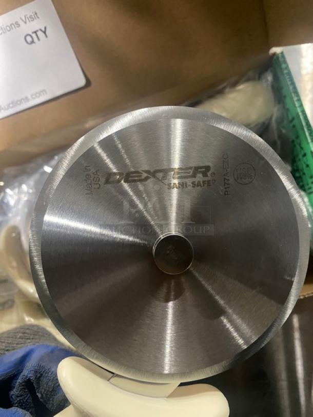 NEW! Dexter Russell Commercial Stainless Steel Sani-Safe White Handled Pizza Cutters! Model: P177A-EZC! 6X Your Bid! - Image 6 of 7