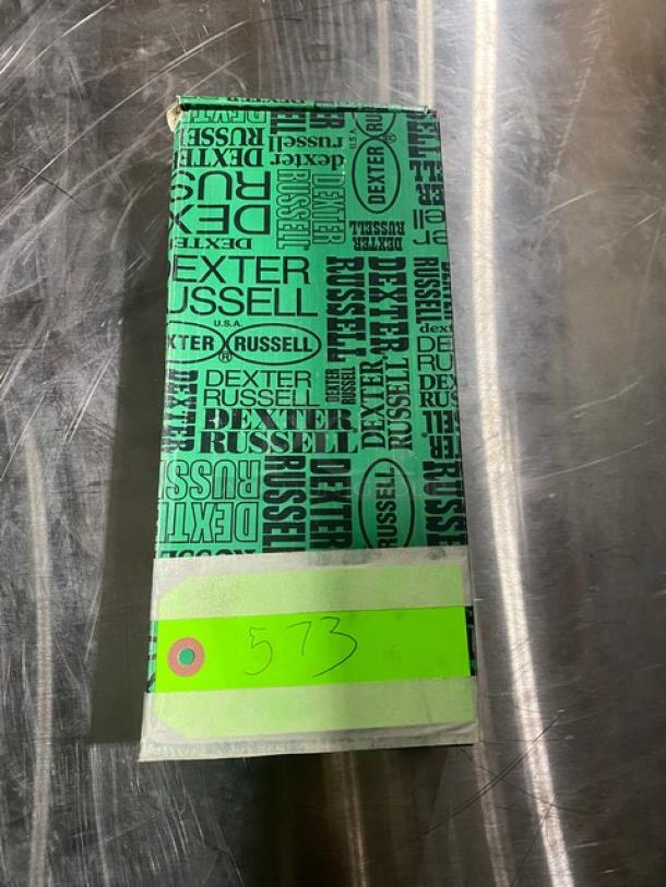 NEW! Dexter Russell Sani-Safe Series Commercial Stainless Steel 4-1/2" Utility/Deboning Poultry Knives! With Green Grip Handle! Model: 11213G! 12X Your Bid! - Image 8 of 8