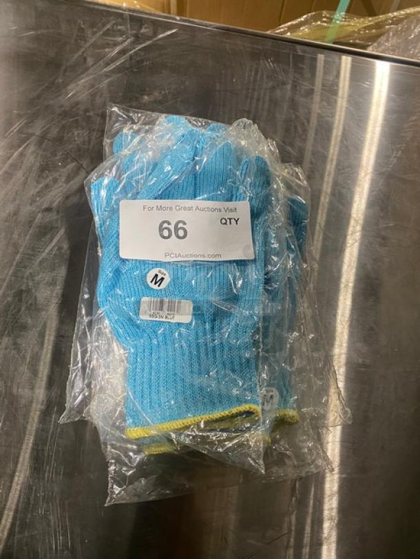 NEW! Lot Of Commercial Blue Medium Sized Multi-Purpose Gloves! Model: SSG-3M BLUE! ALL ONE MONEY! - Image 1 of 5