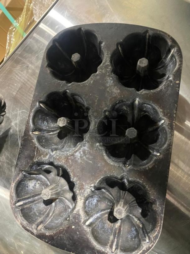 Commercial 6-Compartment Mini Bundt Cake Pans! 6X Your Bid! - Image 6 of 6