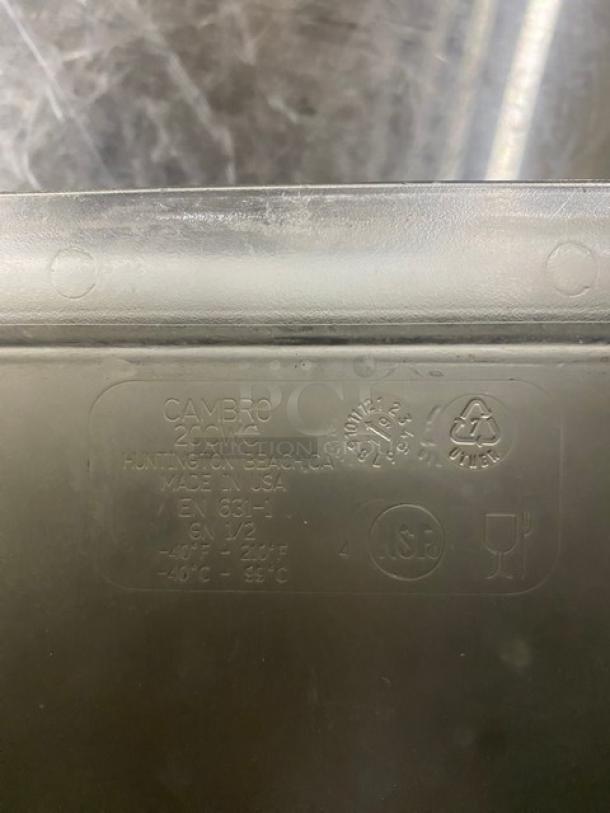 Cambro Commercial Clear Polycarbonate 1/2 Size Flat Covers! Model: 20CWC! 9X Your Bid! - Image 4 of 6