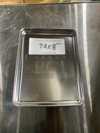 Commercial Rectangular Mini Cookie/Baking Sheet Pans! 18X Your Bid!