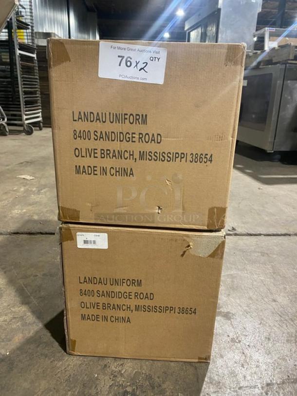 NEW! Landau Uniforms Commercial White Non-Woven 9" Chef Hats! Model: CW1475! 2X Your Bid! - Image 1 of 8