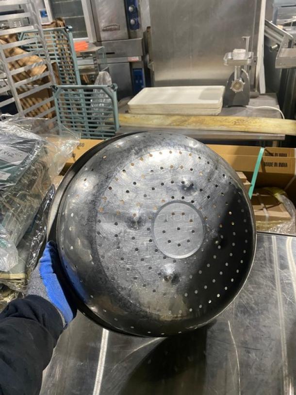 Commercial Stainless Steel Heavy Duty Perforated Strainer! - Image 3 of 5