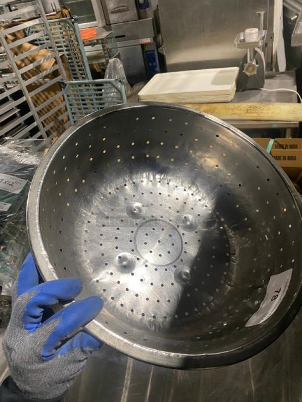 Commercial Stainless Steel Heavy Duty Perforated Strainer! - Image 5 of 5